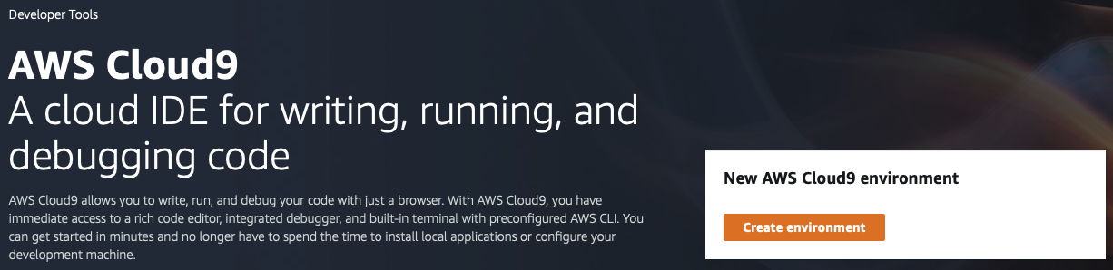 1-AWS-Cloud9-IDE